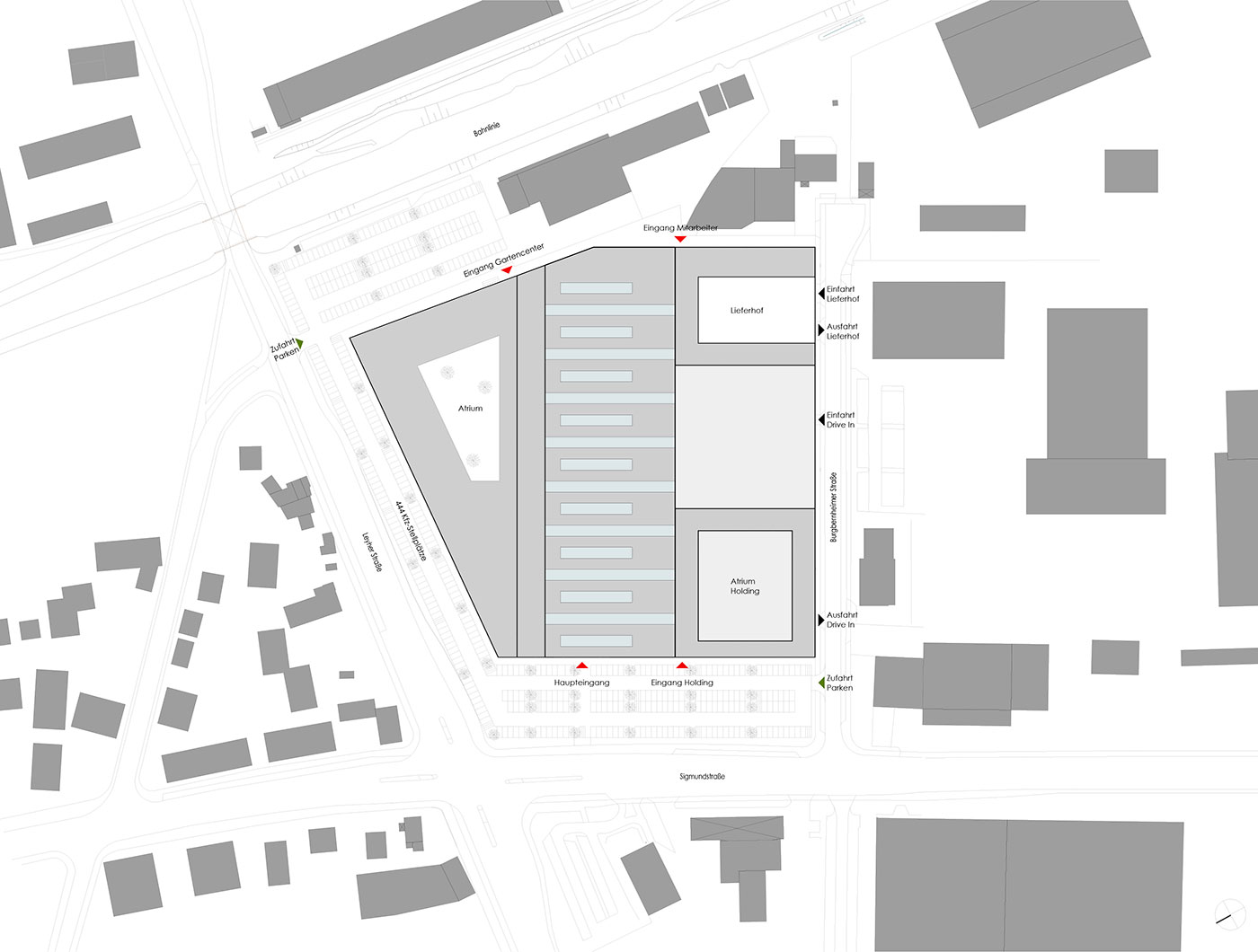 OBI Nürnberg Lageplan