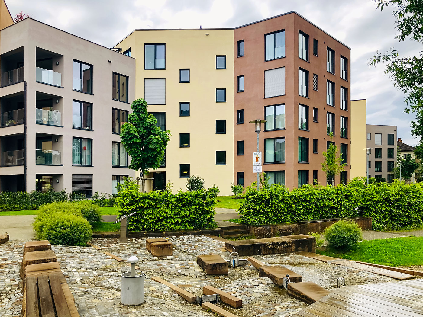 Oberes Albgrün Ettlingen Wasserspielplatz
