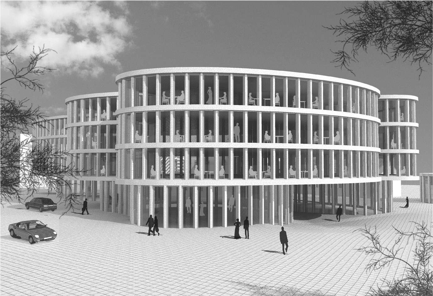 Bild Postquartier Ravensburg Visualisierung